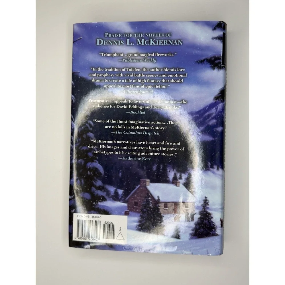 Once Upon A Winter's Night Dennis L. McKiernan Hardcover ROC Fantasy Novel